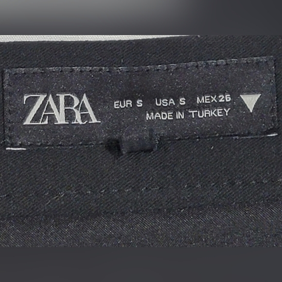 Zara Front Pleat Mini Skirt With Side Zipper Womens Size Small - Picture 6 of 11